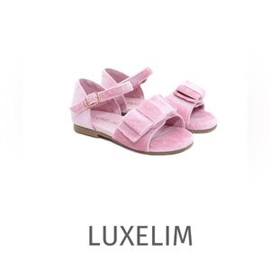 Luxelim sz 25 Olivia Velvet blush Sandals